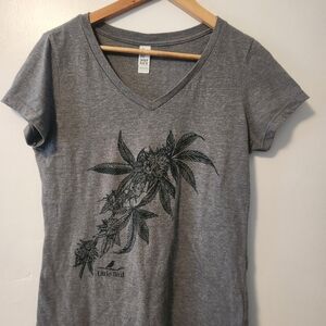 District Gray Fitted Graphic Tee